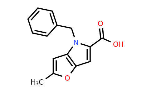 155445-43-5 | 4-Benzyl-2-methyl-4h-furo[3,2-b]pyrrole-5-carboxylic acid