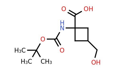 1557194-38-3 | 1-{[(tert-Butoxy)carbonyl]amino}-3-(hydroxymethyl)cyclobutane-1-carboxylic acid