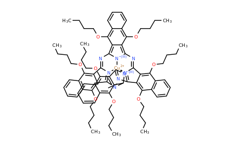 Copper(II)5,9,14,18,23,27,32,36-Octabutoxy-2,3-naphthalocyanine