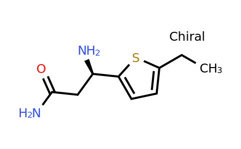 1562436-25-2 | (R)-3-Amino-3-(5-ethylthiophen-2-yl)propanamide