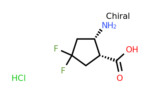 156292-75-0 | cis-2-amino-4,4-difluoro-cyclopentanecarboxylic acid;hydrochloride