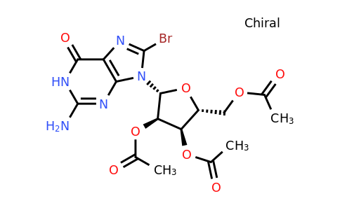 (2R,3R,4R,5R)-2-(Acetoxymethyl)-5-(2-amino-8-bromo-6-oxo-1H-purin-9(6H)-yl)tetrahydrofuran-3,4-diyl diacetate