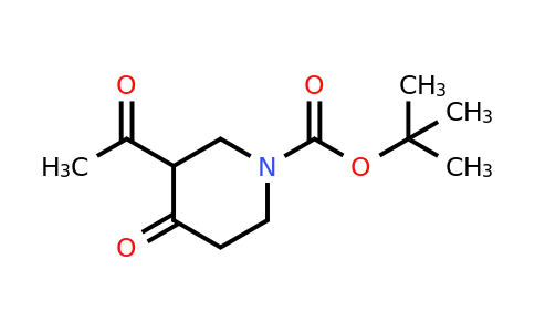 157327-43-0 | tert-Butyl 3-acetyl-4-oxopiperidine-1-carboxylate