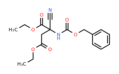 159345-13-8 | Diethyl 2-(((benzyloxy)carbonyl)amino)-2-cyanosuccinate