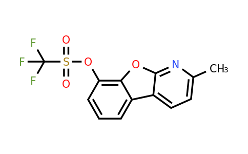 2-Methylbenzofuro[2,3-b]pyridin-8-yl trifluoromethanesulfonate