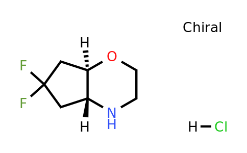 1616434-78-6 | rel-(4aR,7aR)-6,6-difluorooctahydrocyclopenta[b][1,4]oxazine hydrochloride