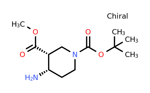 1620128-54-2 | rel-1-(tert-Butyl) 3-methyl (3R,4S)-4-aminopiperidine-1,3-dicarboxylate