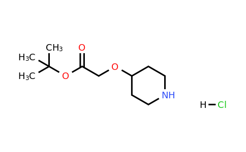 162504-84-9 | Tert-butyl 2-(piperidin-4-yloxy)acetate hydrochloride