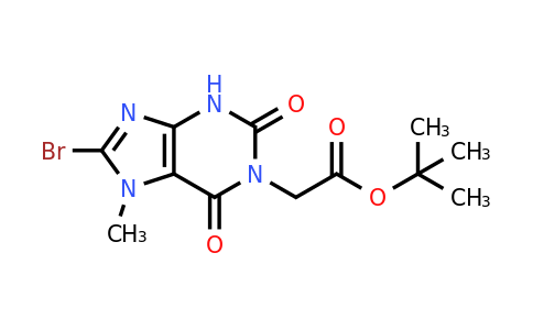 1637533-84-6 | tert-Butyl 2-(8-bromo-7-methyl-2,6-dioxo-2,3,6,7-tetrahydro-1H-purin-1-yl)acetate