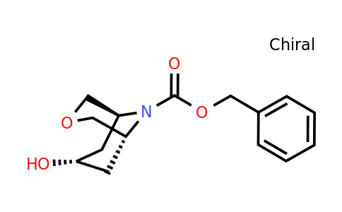 1638683-41-6 | benzyl exo-7-hydroxy-3-oxa-9-azabicyclo[3.3.1]nonane-9-carboxylate