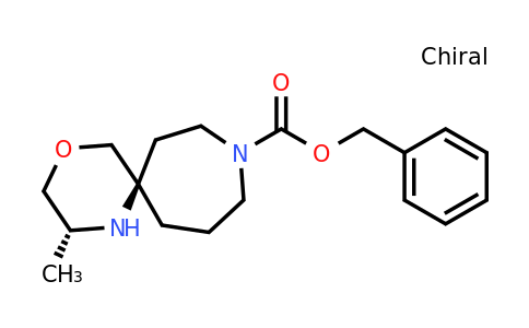 1639963-91-9 | benzyl rel-(2R,6R)-2-methyl-4-oxa-1,10-diazaspiro[5.6]dodecane-10-carboxylate