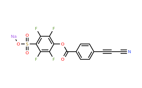 Sodium 4-((4-(cyanoethynyl)benzoyl)oxy)-2,3,5,6-tetrafluorobenzenesulfonate