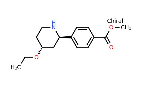 1644667-62-8 | Methyl4-[trans-4-ethoxy-2-piperidyl]benzoate