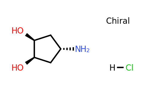 (1R,2S,4s)-4-Aminocyclopentane-1,2-diol hydrochloride