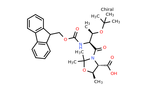 (4S,5R)-3-((2S,3R)-2-((((9H-Fluoren-9-yl)methoxy)carbonyl)amino)-3-(tert-butoxy)butanoyl)-2,2,5-trimethyloxazolidine-4-carboxylic acid