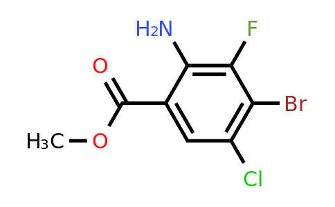 1698028-15-7 | Methyl 2-amino-4-bromo-5-chloro-3-fluorobenzoate