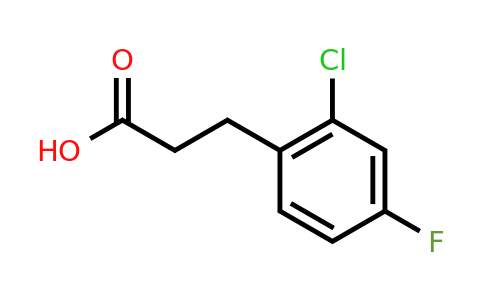 174603-38-4 | 3-(2-Chloro-4-fluorophenyl)propanoic acid