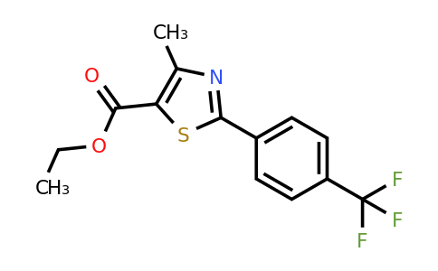 175277-03-9 | Ethyl 4-methyl-2-(4-(trifluoromethyl)phenyl)thiazole-5-carboxylate