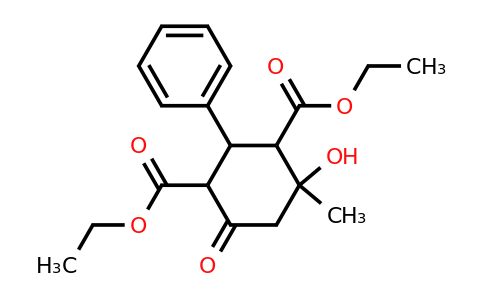 17572-39-3 | Diethyl 4-hydroxy-4-methyl-6-oxo-2-phenylcyclohexane-1,3-dicarboxylate