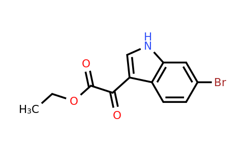 17826-12-9 | Ethyl 2-(6-bromo-1H-indol-3-yl)-2-oxoacetate