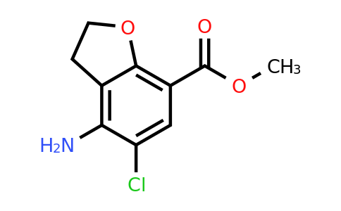 182808-04-4 | Methyl 4-amino-5-chloro-2,3-dihydrobenzofuran-7-carboxylate