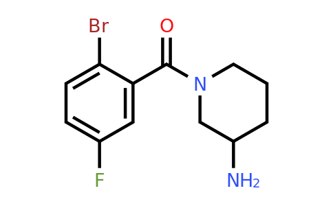 1839186-21-8 | (3-Aminopiperidin-1-yl)(2-bromo-5-fluorophenyl)methanone