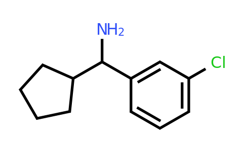 (3-Chlorophenyl)(cyclopentyl)methanamine