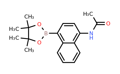 1864801-88-6 | N-[4-(Tetramethyl-1,3,2-dioxaborolan-2-yl)naphthalen-1-yl]acetamide