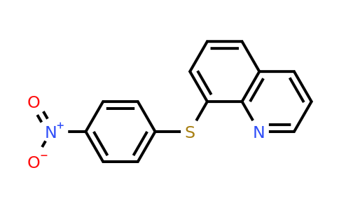 8-((4-Nitrophenyl)thio)quinoline