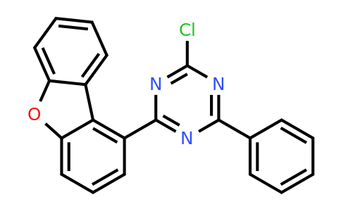 2-Chloro-4-(1-dibenzofuranyl)-6-phenyl-1,3,5-triazine