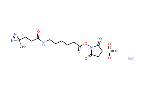 Sulfo-LC-SDA(Sulfo-NHS-LC-Diazirine) (sulfosuccinimidyl 6-(4,4'-azipentanamido)hexanoate)