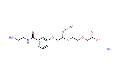 1928731-91-2 | Sodium 2-(2-(2-(3-((2-aminoethyl)carbamoyl)phenoxy)-1-azidoethoxy)ethoxy)acetate