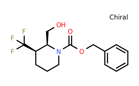 1951439-30-7 | rel-Benzyl (2R,3S)-2-(hydroxymethyl)-3-(trifluoromethyl)piperidine-1-carboxylate