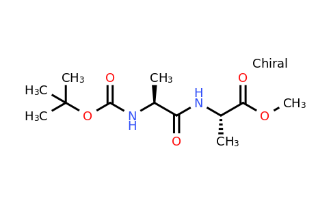 Methyl (2s)-2-[(2s)-2-{[(tert-butoxy)carbonyl]amino}propanamido]propanoate