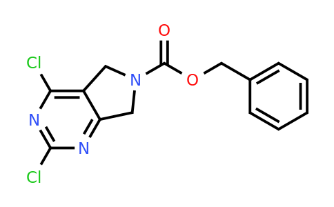 1990514-48-1 | Benzyl 2,4-dichloro-5,7-dihydro-6H-pyrrolo[3,4-d]pyrimidine-6-carboxylate