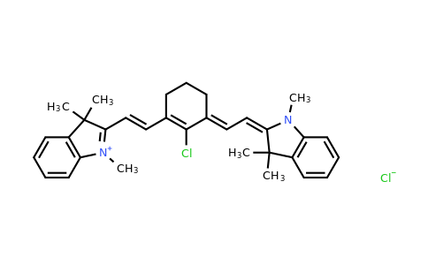 2-((E)-2-((E)-2-Chloro-3-((E)-2-(1,3,3-trimethylindolin-2-ylidene)ethylidene)cyclohex-1-en-1-yl)vinyl)-1,3,3-trimethyl-3H-indol-1-ium chloride