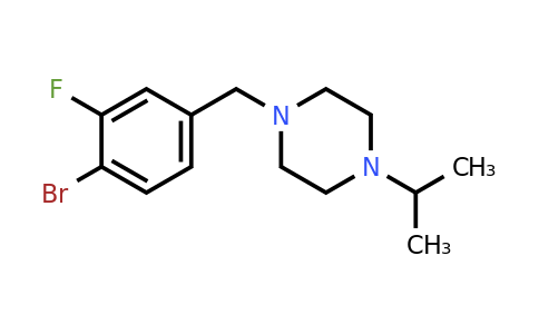 2007909-70-6 | Piperazine, 1-[(4-bromo-3-fluorophenyl)methyl]-4-(1-methylethyl)-