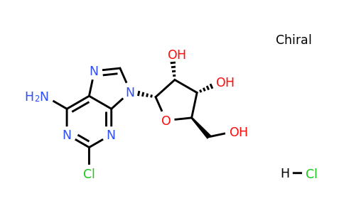 (2S,3R,4S,5R)-2-(6-Amino-2-chloro-9H-purin-9-yl)-5-(hydroxymethyl)tetrahydrofuran-3,4-diol hydrochloride