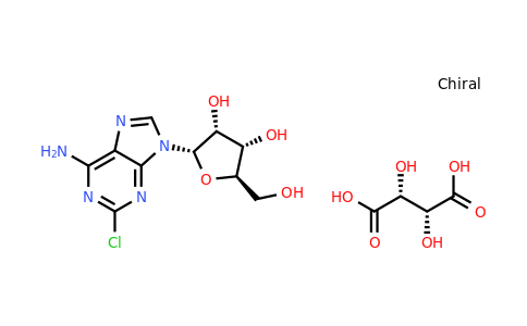 (2S,3R,4S,5R)-2-(6-Amino-2-chloro-9H-purin-9-yl)-5-(hydroxymethyl)tetrahydrofuran-3,4-diol (2R,3R)-2,3-dihydroxysuccinate