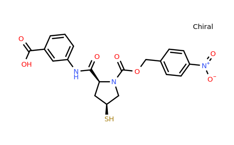 202467-69-4 | 3-((2S,4S)-4-Mercapto-1-(((4-nitrobenzyl)oxy)carbonyl)pyrrolidine-2-carboxamido)benzoic acid