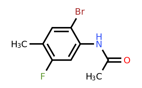 202865-76-7 | N-(2-Bromo-5-fluoro-4-methylphenyl)acetamide