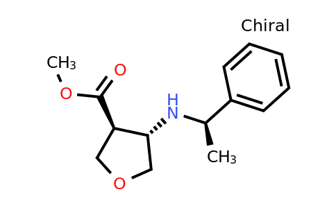 2055840-97-4 | rel-Methyl (3S,4S)-4-{[(1R)-1-phenylethyl]amino}oxolane-3-carboxylate