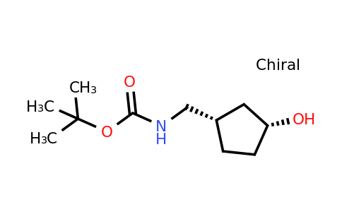 207729-06-4 | tert-Butyl N-{[(1S,3R)-rel-3-hydroxycyclopentyl]methyl}carbamate