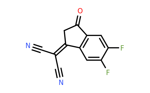 2-(5,6-Difluoro-3-oxo-2,3-dihydro-1H-inden-1-ylidene)malononitrile