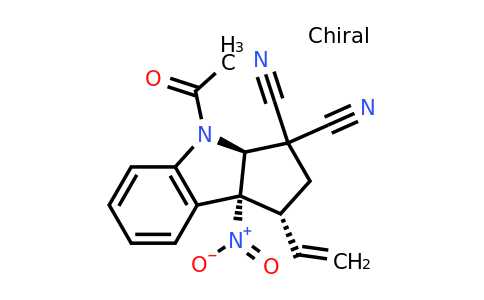 2093395-37-8 | rel-(1R,3aS,8bR)-4-Acetyl-8b-nitro-1-vinyl-1,3a,4,8b-tetrahydrocyclopenta[b]indole-3,3(2H)-dicarbonitrile