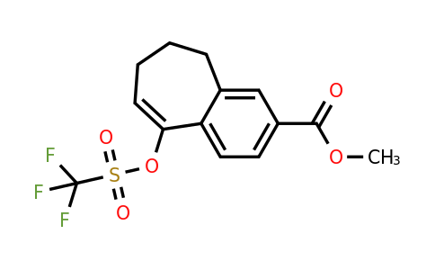 2114341-38-5 | Methyl 9-(((trifluoromethyl)sulfonyl)oxy)-6,7-dihydro-5H-benzo[7]annulene-3-carboxylate