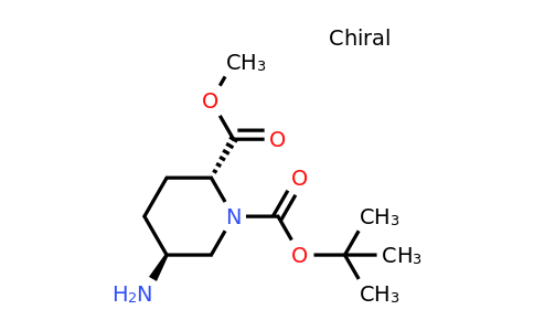 2166186-91-8 | O1-tert-butyl O2-methyl (2R,5S)-5-aminopiperidine-1,2-dicarboxylate