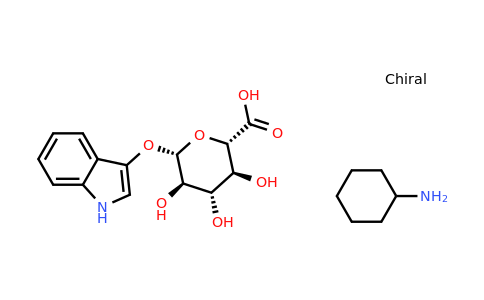 216971-58-3 | Cyclohexanamine (2s,3s,4s,5r,6s)-6-((1h-indol-3-yl)oxy)-3,4,5-trihydroxytetrahydro-2h-pyran-2-carboxylate