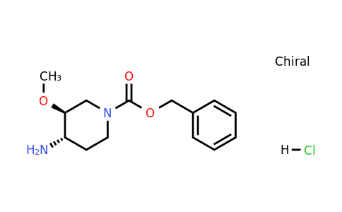 2177264-15-0 | Benzyl trans-4-amino-3-methoxy-piperidine-1-carboxylate hydrochloride