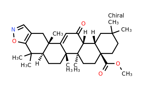 Methyl (4aS,6aR,6bS,8aR,13aS,15aR,15bS)-2,2,6a,6b,9,9,13a-heptamethyl-15-oxo-1,3,4,5,6,6a,6b,7,8,8a,9,13,13a,15,15a,15b-hexadecahydropiceno[2,3-d]isoxazole-4a(2H)-carboxylate